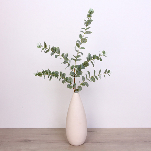 Цветок искусственный "Natur" 95см Ветка эвкалипта зеленая