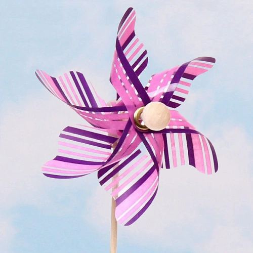 Ветрячок d-8 см Цветной Помощник Штекер 23 см_5