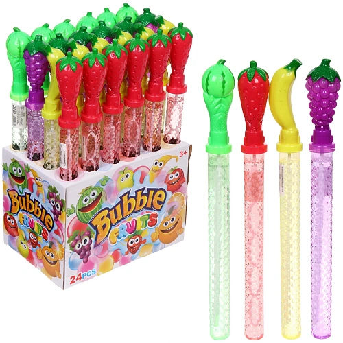 Мыльные пузыри "Фруктовый рай", 37 см, 150 мл, цвет микс