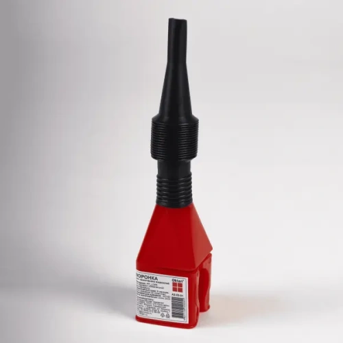 Воронка для технических жидкостей Oktan, 45*45*100 мм, красный