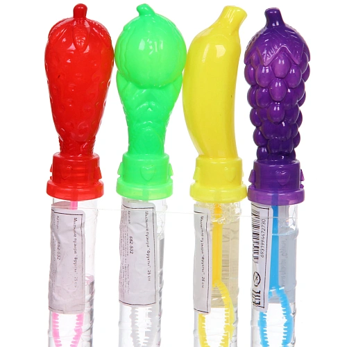 Мыльные пузыри Фрукты, 25 см, 80 мл, цвет микс_5