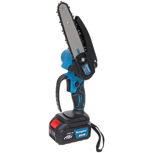 Набор пила цепная+секатор аккум+телескопический удлинитель 2м Mengtai (18В, 2,0Ач Li-ion аккум 2шт, ЗУ 2 цепочки) MGT-4K_7