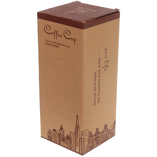 Набор кружек на стойке 280мл Золотой узор, цвет золото с черным_10