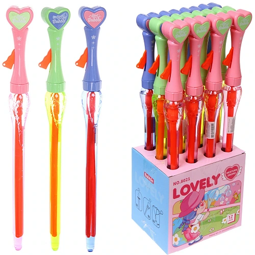 Мыльные пузыри "Сердечко" 50 см, 150 мл, большие пузыри, микс