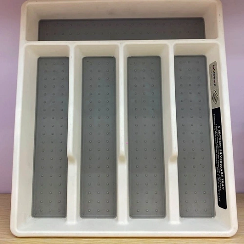 Лоток для столовых приборов "Ваниль" 32*28,5*4,5см 5отделений 