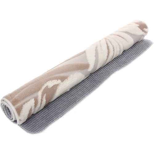 Коврик для ванной 80120 Тропики молочный_3