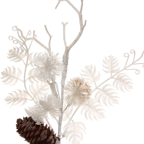 Ветка хвойная Морозное утро 31 см_4