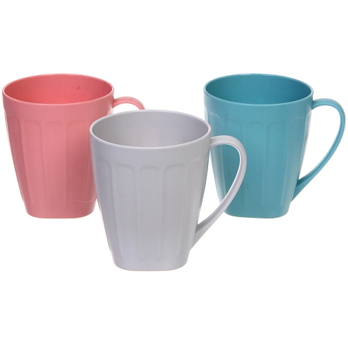 Кружка пластиковая 500мл "Матовая", микс цветов