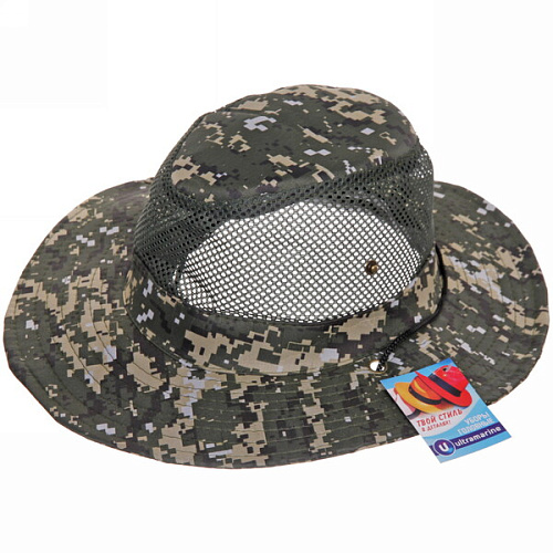 Шляпа мужская с клепками и сеткой Tourist, микс 3 цвета_2