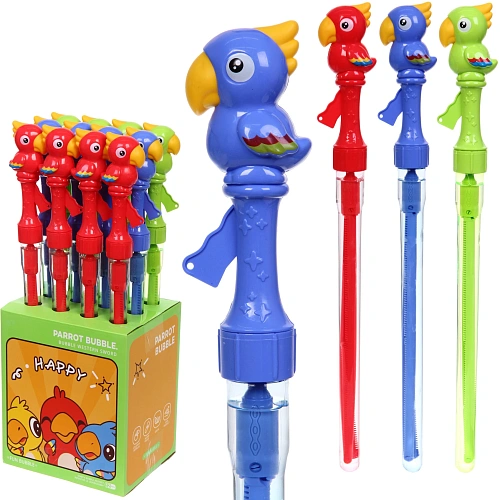 Мыльные пузыри "Попугай" 49 см, 150 мл, большие пузыри