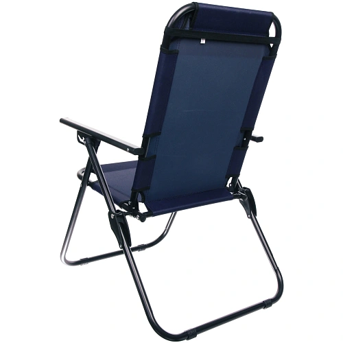 Кресло складное с подлокотниками TFS1608, 546895 см, 3 положения, темно-синий_7