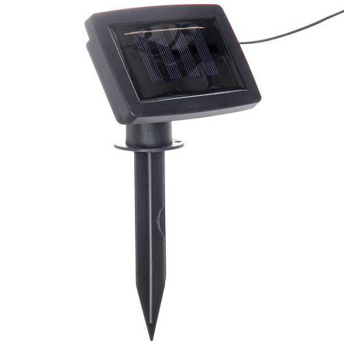 Гирлянда для улицы Фонари 4 м 10 ламп LED (108 см) чёрнпров, 1 реж,IP-54, Эффект горящего пламени (солнечная батарея)_10