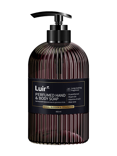Мыло жидкое для рук и тела парфюмир. LUIR Neroli blossom&Cedarwood 400 мл