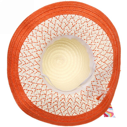 Шляпа женская с широкими полями TiraMiSu- Ассоль, микс 6 цветов, р58, ширина полей 10 см_31