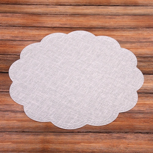 Салфетка плетеная 38см Natural, молочная_7