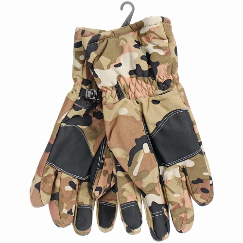 Перчатки туристические утепленные цвет мультикам L_3