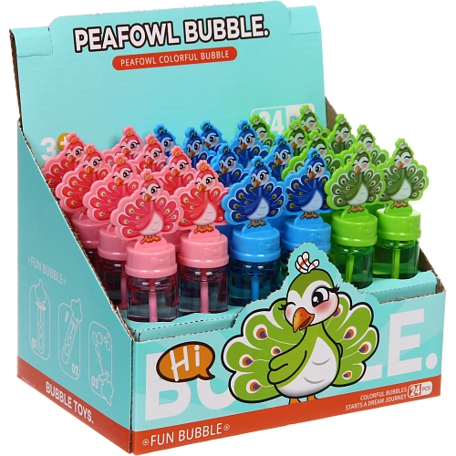 Мыльные пузыри Павлин 14 см, 40 мл_3