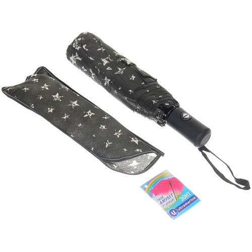 Зонт женский автомат Ultramarine - Рейна, микс 4 цвета, 8 спиц, d-115см, длина в слож виде 28см_17