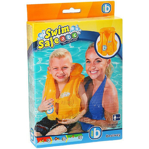Жилет надувной детский 5146 см Baby Vest Step B 3-6 лет Bestway (32034)_6