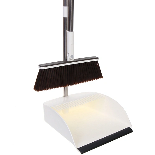 Набор для уборки, щетка для пола с совком Disco белый 1103_5