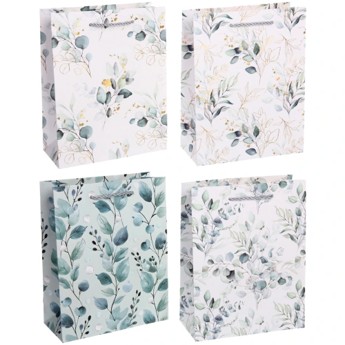 Пакет подарочный "Луговые цветы" 18*23*8 см