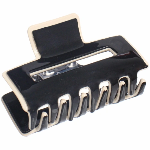 Заколка - краб для волос "AKS-EMPIRE", цвет черный, 4,5*3см