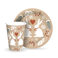 Одноразовая посуда новогодняя