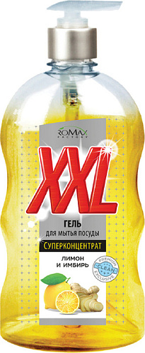 Средство для мытья посуды "Лимон" Romax, 1 л