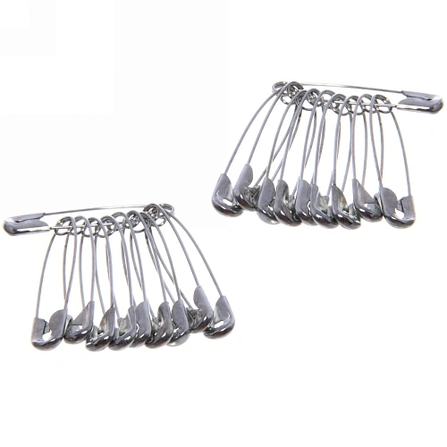 Булавки английские "Серебро" 3см 20шт в пакете✦