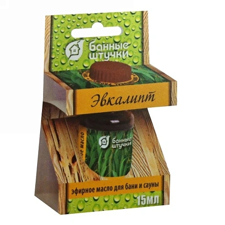 Масло эфирное 15мл "Эвкалипт" Банные штучки