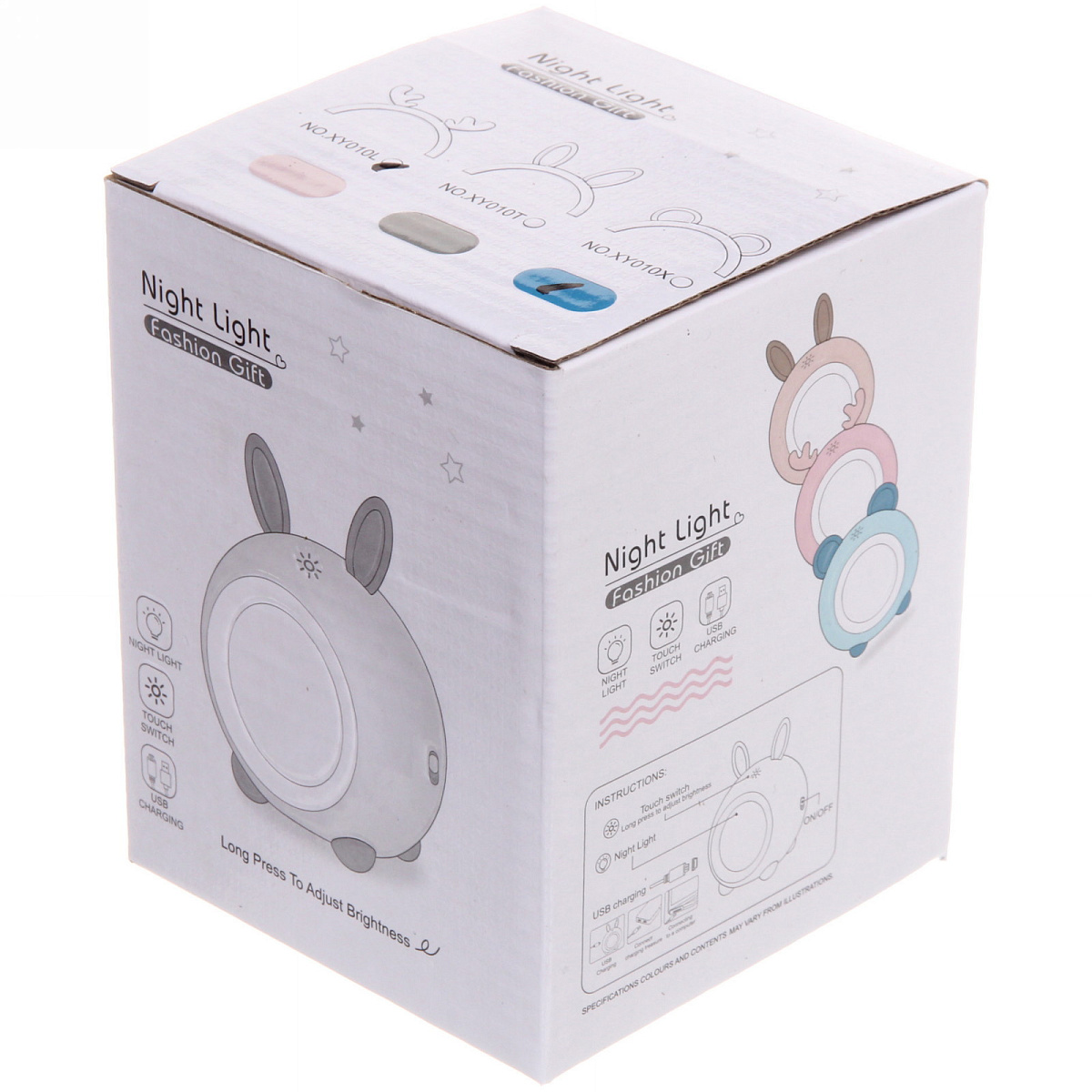 Светильник "Marmalade-Cute bear" LED цвет бежевый USB
