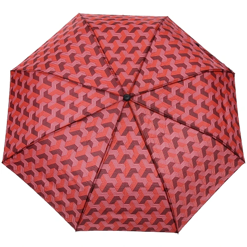 Зонт женский полуавтомат Витраж, микс 6 цветов, 8 спиц, d-100см, длина в слож виде 30см_35