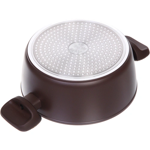 Кастрюля BAROLY CHOCOLATE 34л, индукция, стеклянная крышка_5