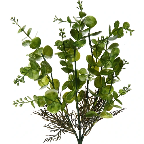 Искусственные цветы Волшебство трав 35см Эвкалипт темно-зеленый_3