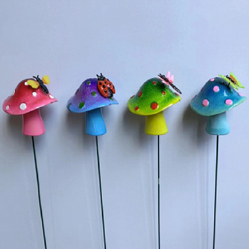 Фигура на спице Летний гриб 98 см, микс_3
