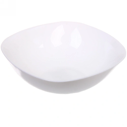 Салатник "White magic" 600мл стеклокерамика 15*15*5см мягкий квадрат