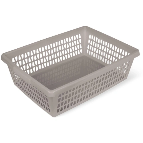 Корзина для хранения "Велетта", цвет коричнево-серый, 38*28*11см