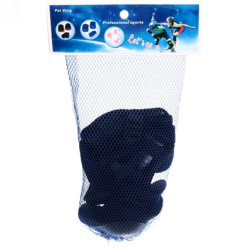 Защита комплект универсальный KL-221 (колени,локоть,кисть,4-7 лет) цвчерный_6