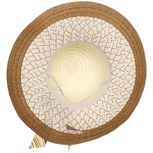 Шляпа женская с широкими полями TiraMiSu- Ассоль, микс 6 цветов, р58, ширина полей 10 см_8