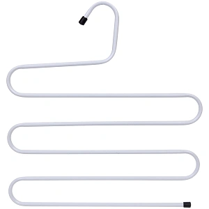 Вешалка металлическая для брюк 5 секций "ИДЕЯДОМА", цвет белый, 33*34см