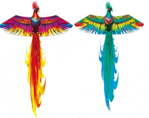 Воздушный змей "Сказочная птица" 140*60 см, микс