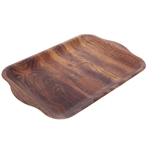 Поднос пластиковый "WOOD" 45*30*2,5см 