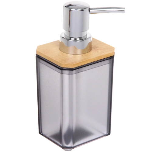 Дозатор для жидкого мыла Квадро 260 мл серый