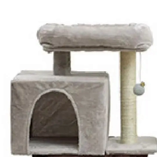 Когтеточка напольная МУРРРЛЫКА цвет серый 402020см_1