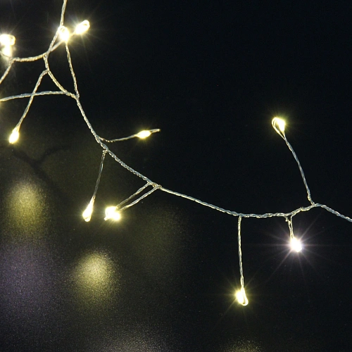 Гирлянда для дома 5,0 м 350 ламп LED  Мишура, IP-40, Теплый белый_3