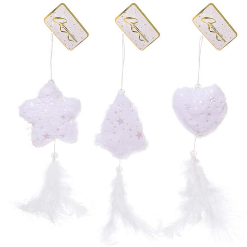 Подвеска "Волшебная фигура" 21 см (в ассортименте), Белый