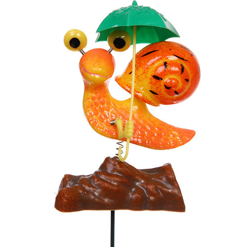 Фигура на спице Улитка с зонтиком 60 см (фигура 138 см), микс_10