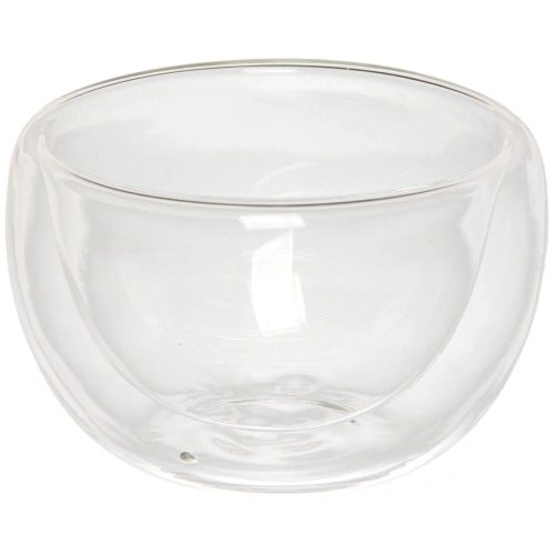 Салатник стеклянный "Хай-Тек" 9,5см 250мл с двойными стенками