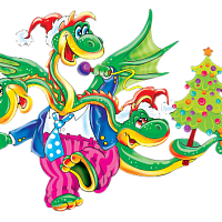 Оформление интерьера (символ года 2024)