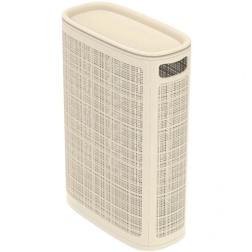 Корзина для белья Лён 45л плетёная 43×20×60см слоновая кость